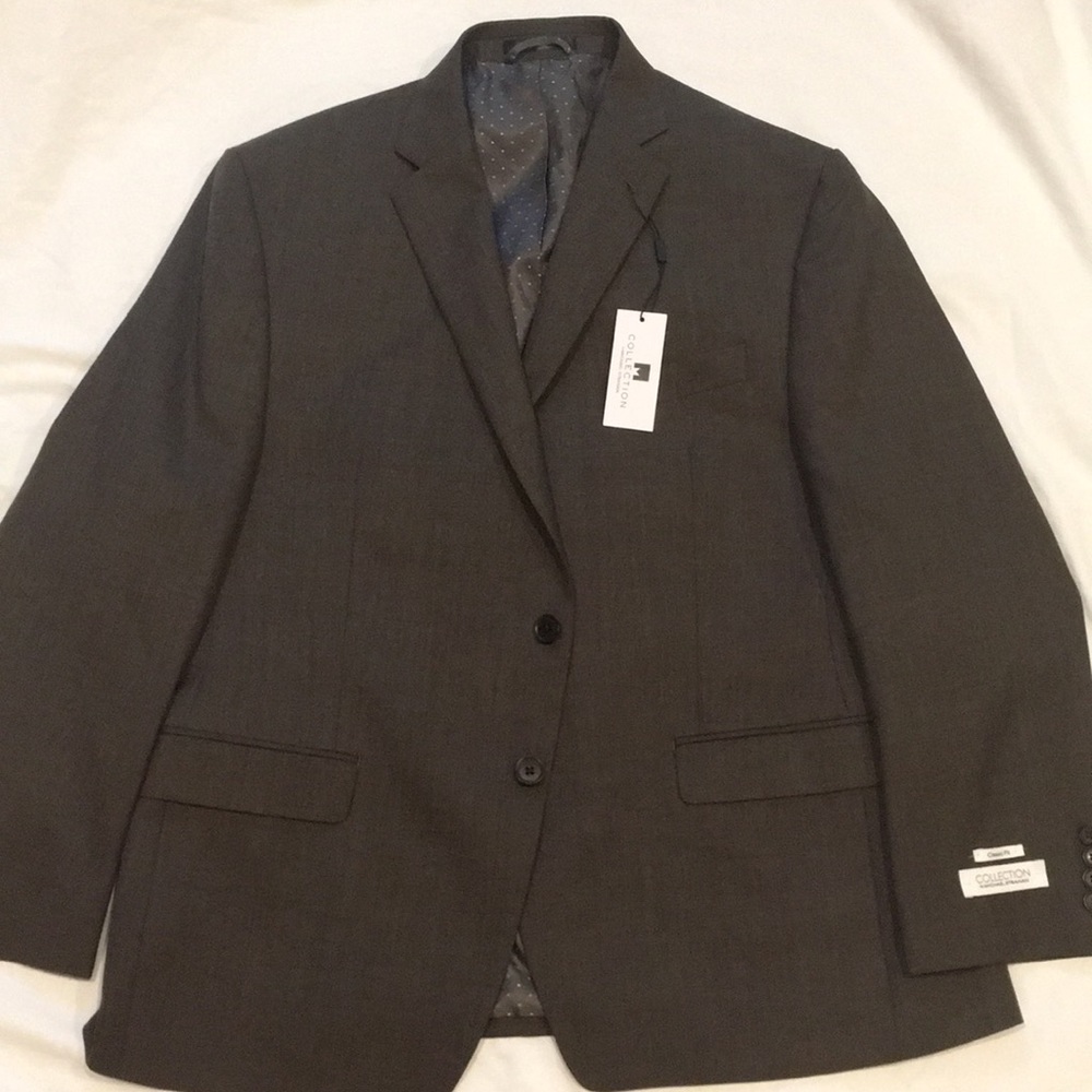 Collection by Michael Strahan Brown Coat 44 Sh NWT